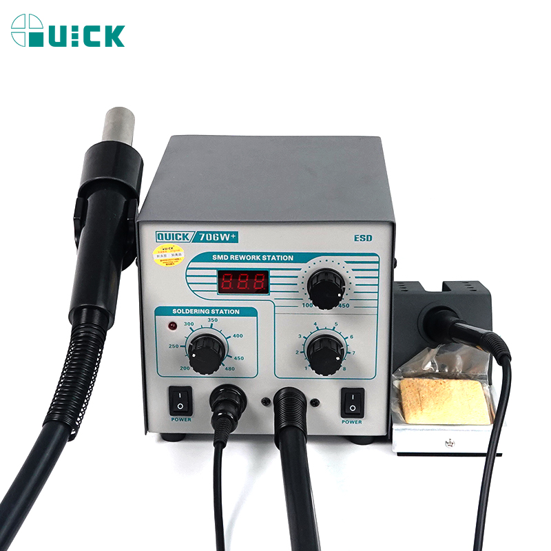 QUICK 706W+ 2 in 1 Rework and soldering station   QUICK 706W+ 2 in 1 Rework and soldering station    