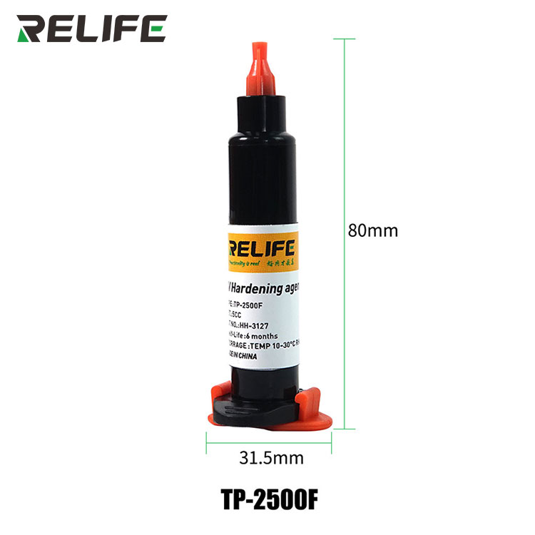 RELIFE TP-2500 TP-2500F High Strength UV Glue 500Pcs relife TP-2500 TP-2500F High Strength UV Glue