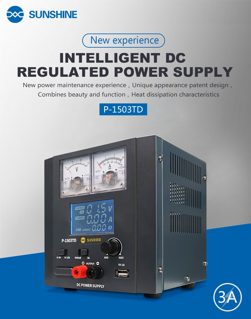 SUNSHINE P-1503TD Intelligent DC Power Supply sunshine P-1503TD Intelligent DC Power Supply
