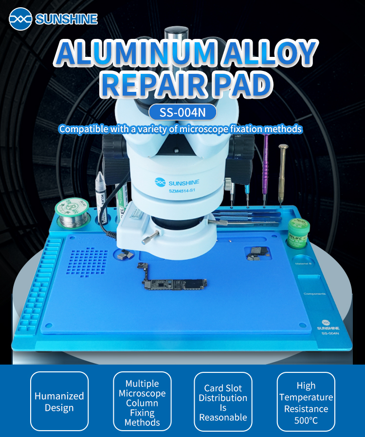 SUNSHINE SS-004N Aluminum Microscope Alloy Repair Pad sunshine SS-004N Aluminum Microscope Alloy Repair Pad