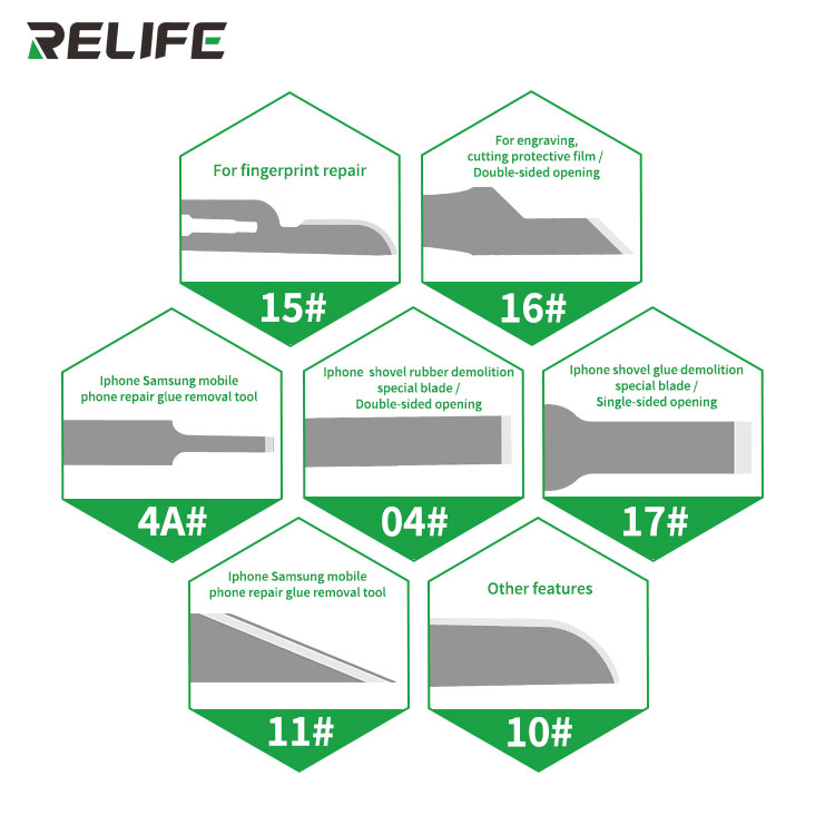 RELIFE RL-101B 8-In-1 Knife Set relife RL-101B 8-In-1 Knife Set