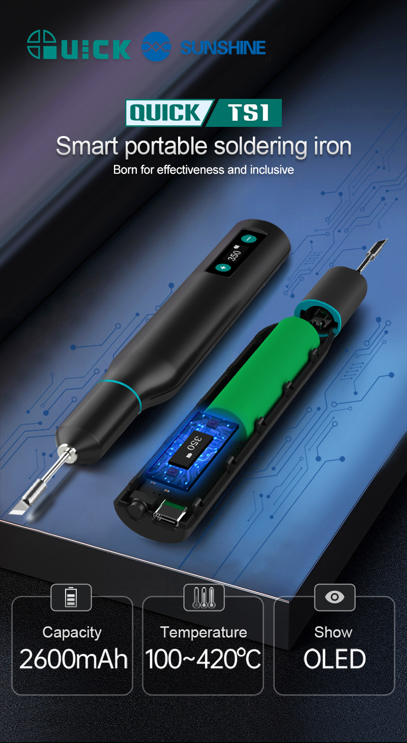QUICK TS1 Smart portable soldering iron 