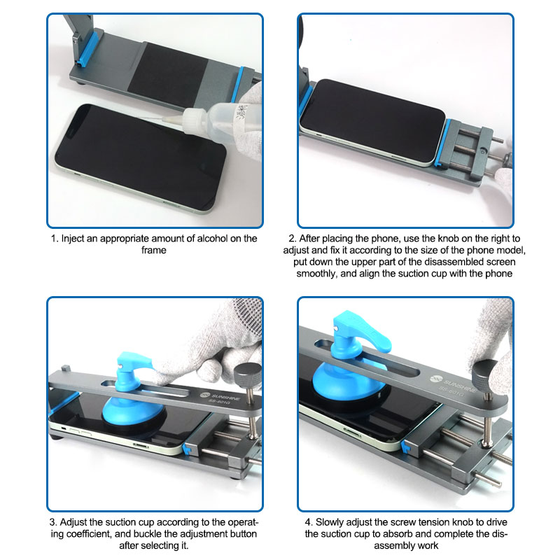 SUNSHINE SS-601G dismantling screen/back glass heat-free separation fixture SUNSHINE SS-601G dismantling screen/back glass heat-free separation fixture