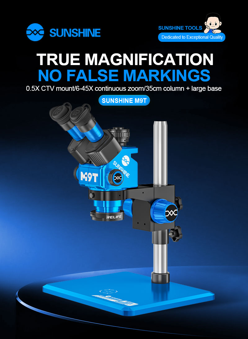 SUNSHINE M9T-B11 trinocular stereo microscope SUNSHINE M9T-B11 trinocular stereo microscope