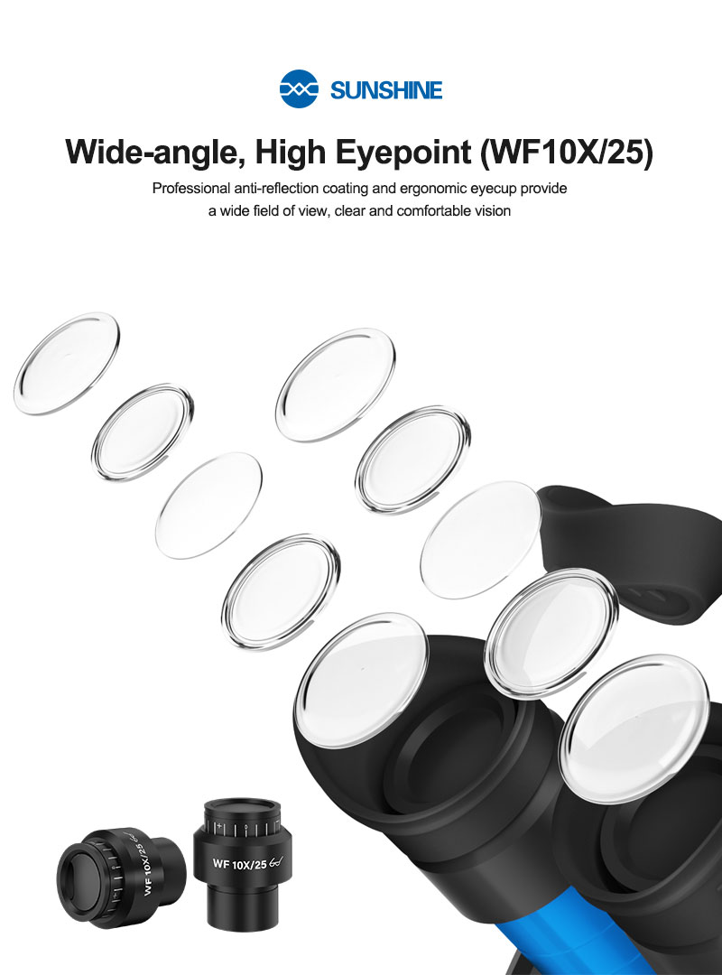 SUNSHINE M9T-B11 trinocular stereo microscope SUNSHINE M9T-B11 trinocular stereo microscope