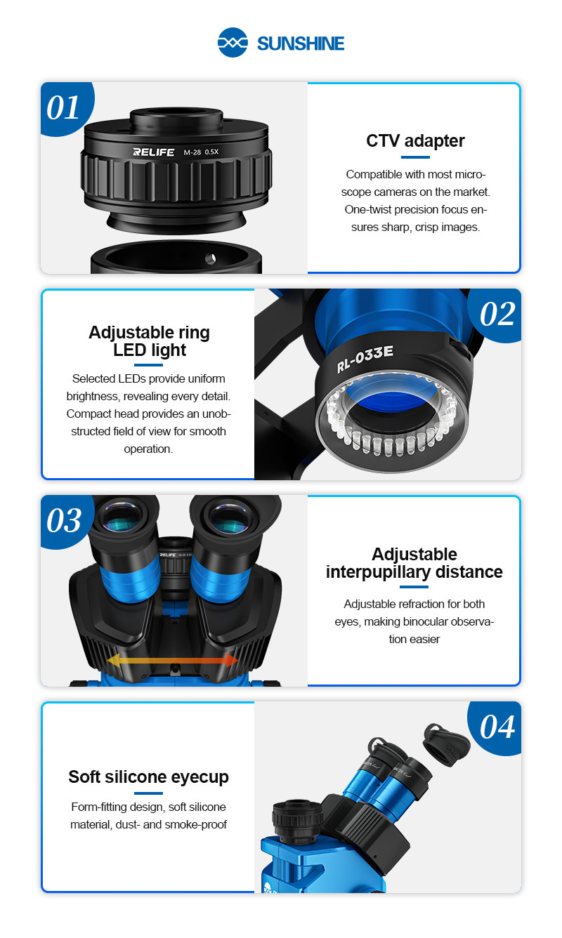 SUNSHINE M9T-B11 trinocular stereo microscope SUNSHINE M9T-B11 trinocular stereo microscope