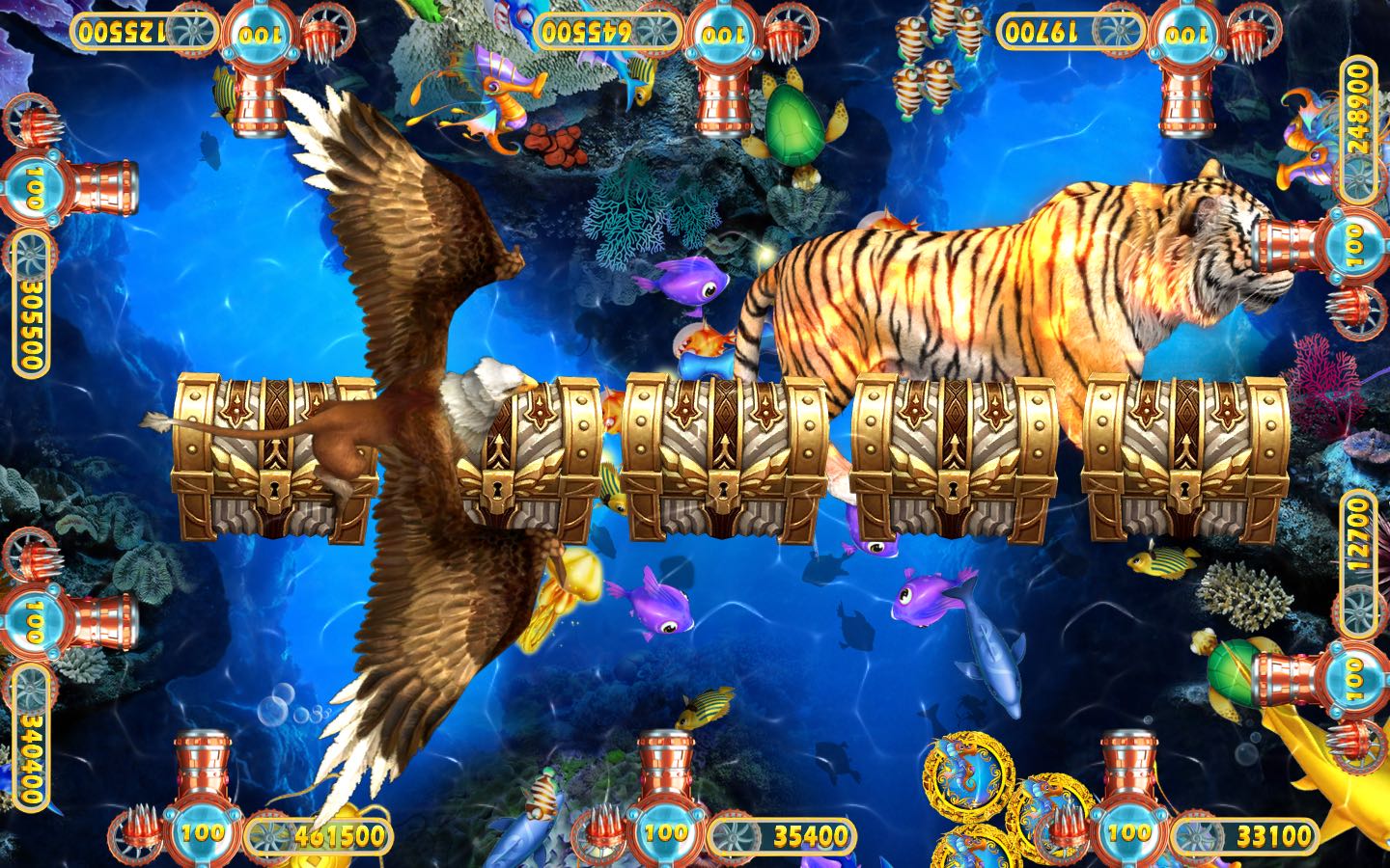 Best Selling Fishing Game Machine Ocean King 3 Wolf King Game Software Fish Game Board   