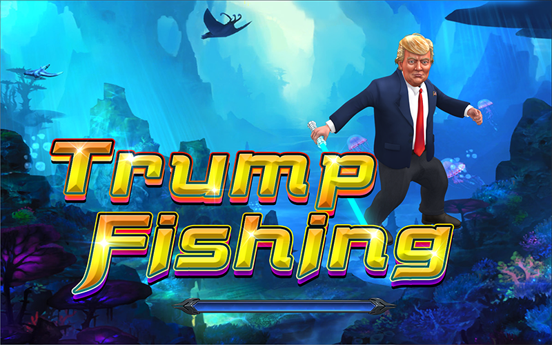 Trump Fishing Game Board Whole Kit Fishing Shooting Arcade Game Board Kit