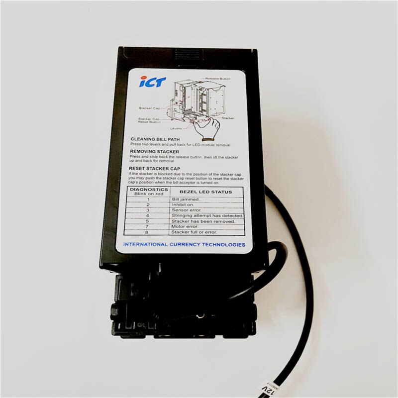 Fish Game Machine Accessories Four-Way Bill Insertion Acceptance Auto-Calibrating Easy Maintenance ICT PA7 Bill Acceptor Fish Game Machine Accessories Four-Way Bill Insertion Acceptance Auto-Calibrating Easy Maintenance ICT PA7 Bill Acceptor fish game machine accessories