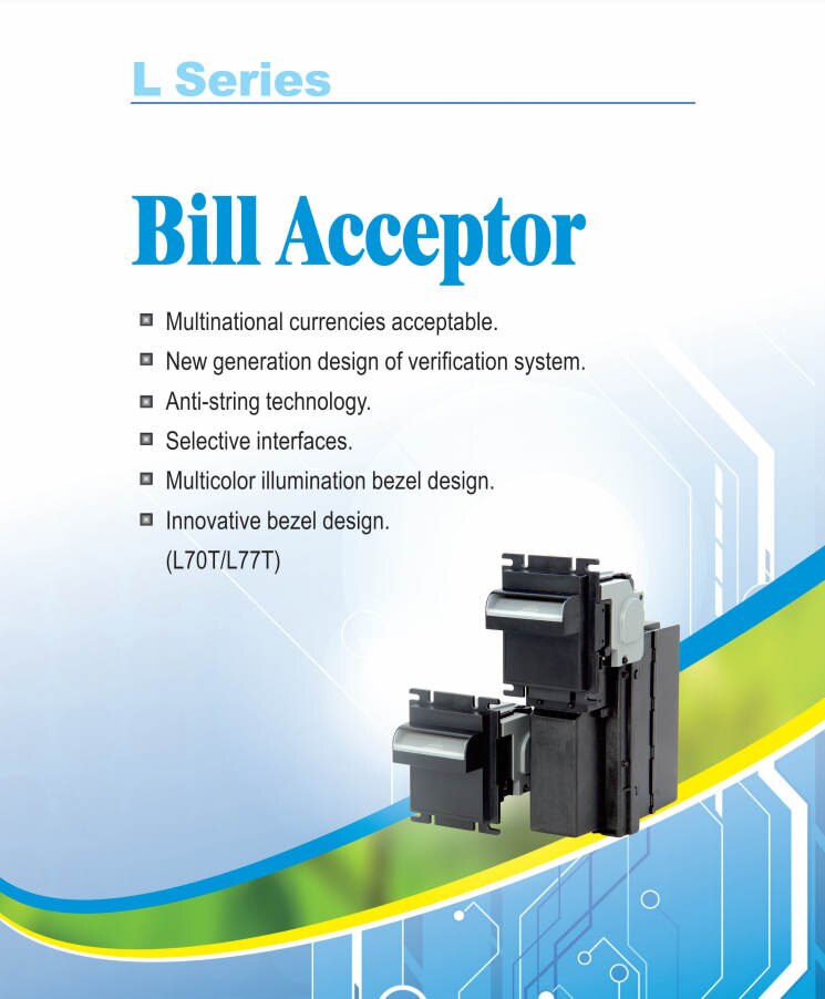 Fish Game Table Parts ICT L70PC L70 Anti-String Technology Selective Interfaces Bill Acceptor Fish Game Table Parts ICT L70PC L70 Anti-String Technology Selective Interfaces Bill Acceptor fish game table parts